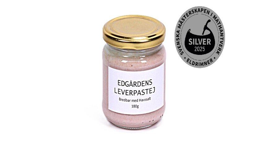 Edgårdens Leverpastej, burk ca 180 gram